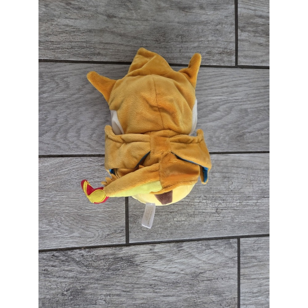 Pokemon‎ Mega Charizard Poncho Pikachu 9" Plush Pokemon Center 2018 Japan Kawaii - Picture 4 of 7